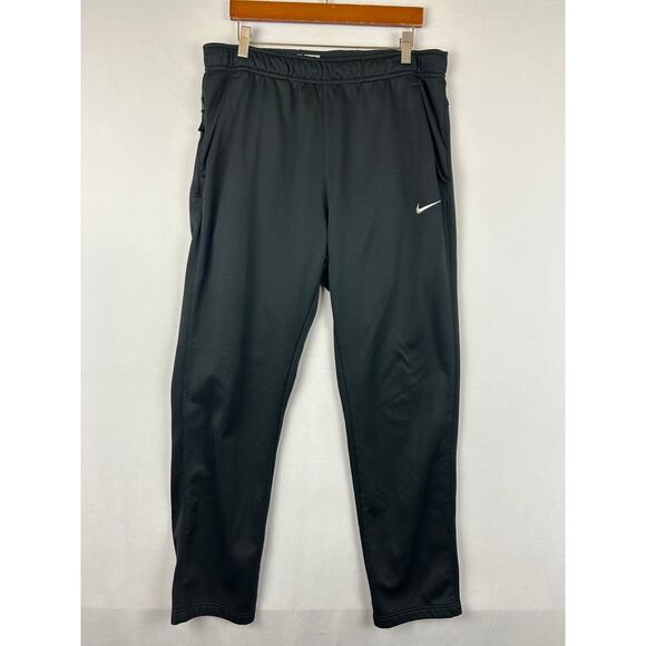 Nike THERMA-Fit Sweatpants Elastic Waist Black DQ4856-010 Men's Size L - Picture 1 of 10
